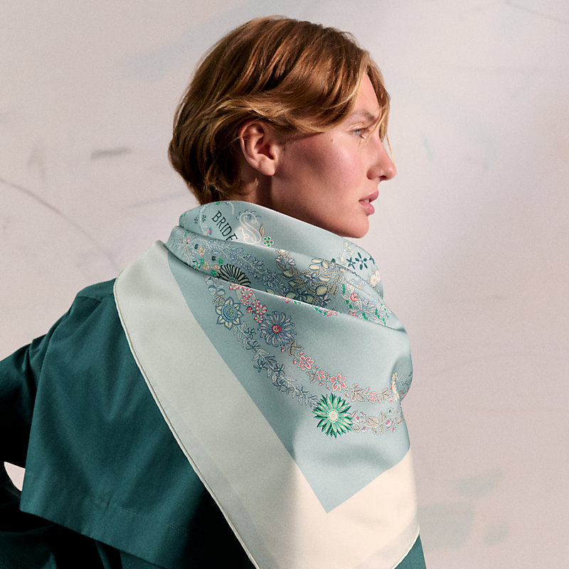 Brides de Gala en Fleurs scarf 90 | Hermès Mainland China Brides de Gala en Fleurs scarf 90 | Hermès Mainland China